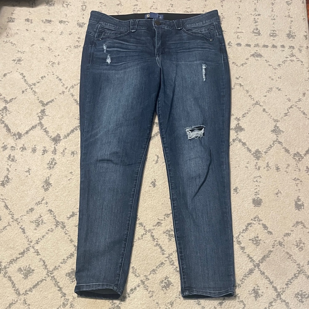 Democracy AbSolution Distressed Blue Women's Jeans size 14